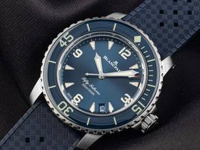 Thumbnail von Blancpain Fifty Fathoms Ref.5010 12B40 O64B Bj.2026 Full Set Ungetragen Fifty Fathoms Titan