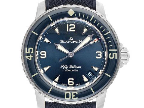  Blancpain Fifty Fathoms Ref.5010 12B40 O64B Bj.2026 Full Set Ungetragen Fifty Fathoms Titan 