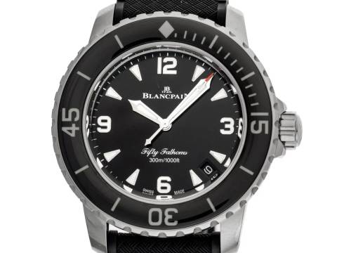  Blancpain Fifty Fathoms Ref.5007 1130 B64B Bj.2026 Full Set Ungetragen Fifty Fathoms Kautschuk Faltschließe 