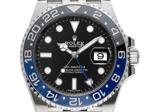  Rolex GMT-Master II Batgirl Ref.126710BLNR 2021 Full Set wie Neu GMT Master II Batgirl Jubilé Armband 