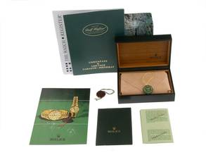 Thumbnail von Rolex Datejust Ref.16014 Bj.1983 Box&Beschreibung sehr gut Vintage Datejust Blau Stahl 18kt Weißgold open 6/9 Jubilé Armband