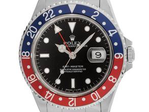 Thumbnail von Rolex GMT-Master Pepsi Ref.16700 Bj.1988 Box&Beschreibung sehr Gut Vintage GMT Master Pepsi Oyster Armband