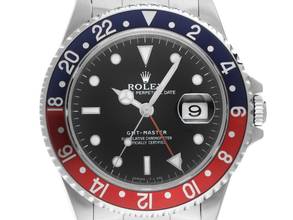 Thumbnail von Rolex GMT-Master Pepsi Ref.16700 Bj.1988 Box&Beschreibung sehr Gut Vintage GMT Master Pepsi Oyster Armband