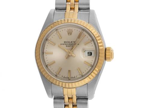 Rolex Lady-Datejust Ref.69173 Bj.1986 Box&Beschreibung original Vintage Unpoliert Datejust Lady Stahl 18kt Gelbgold Jubilé Armband