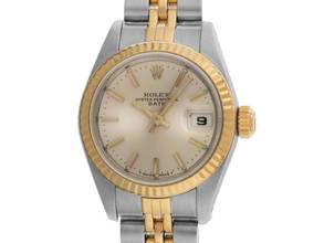 Thumbnail von Rolex Lady-Datejust Ref.69173 Bj.1986 Box&Beschreibung original Vintage Unpoliert Datejust Lady Stahl 18kt Gelbgold Jubilé Armband