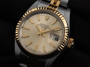 Thumbnail von Rolex Lady-Datejust Ref.69173 Bj.1986 Box&Beschreibung original Vintage Unpoliert Datejust Lady Stahl 18kt Gelbgold Jubilé Armband