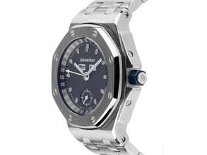 Thumbnail von Audemars Piguet Royal Oak Offshore Ref.25807ST Bj.1999 Full Set original Vintage Unpoliert Royal Oak Offshore Vollkalender Blue