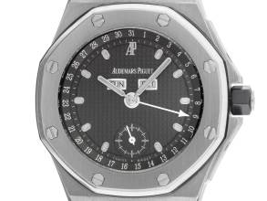 Thumbnail von Audemars Piguet Royal Oak Offshore Ref.25807ST Bj.1999 Full Set original Vintage Unpoliert Royal Oak Offshore Vollkalender Blue
