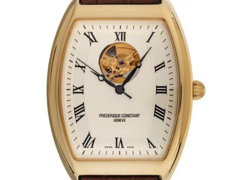 Frederique Constant Art Deco Heartbeat Ref.FC-310M4T5 Bj.2005 Full Set original Vintage Unpoliert Art Deco Heartbeat