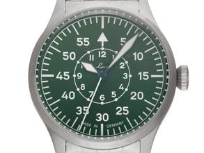 Thumbnail von Laco Fliegeruhr Karlsruhe Grün Ref.862142_1002 Full Set Neu Fliegeruhr Karlsruhe Pro Green Dial