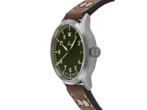 Thumbnail von Laco Fliegeruhr Stuttgart Pro Ref.862141_1556 Full Set Neu Fliegeruhr Stuttgart Pro Green Dial