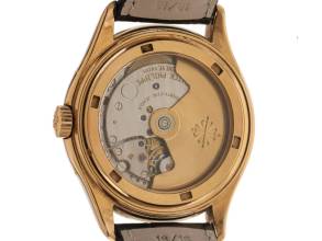 Thumbnail von Patek Philippe Annual Calendar Ref.5035J-013 Bj.1998 Full Set original Vintage Unpoliert Annual Calendar 18kt Roségold Krokoleder Faltschließe