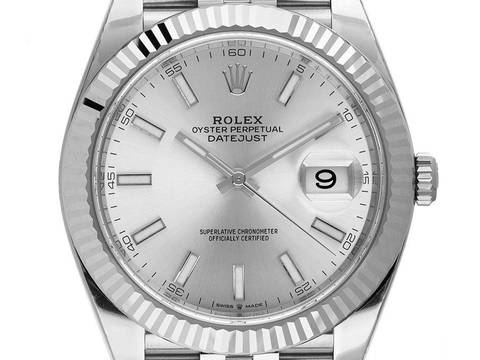 Rolex Datejust Ref.126334 2025 Full Set Ungetragen Datejust Stahl 18kt Weißgold Jubilé Armband