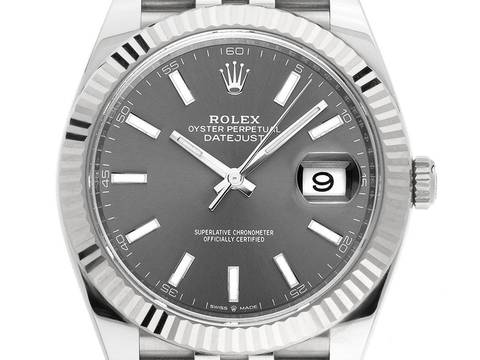 Rolex Datejust Ref.126334 2025 Full Set Ungetragen Datejust Rhodium Stahl 18kt Weißgold Jubilé Armband