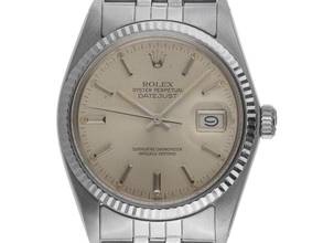 Thumbnail von Rolex Datejust Ref.16014 Bj.1982 Box&Beschreibung Original Vintage Unpoliert Datejust Stahl 18kt Weißgold open 6/9 Jubilé Armband
