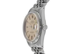 Thumbnail von Rolex Datejust Ref.16014 Bj.1982 Box&Beschreibung Original Vintage Unpoliert Datejust Stahl 18kt Weißgold open 6/9 Jubilé Armband