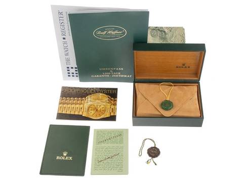 Rolex Oyster Perpetual Date Medium Ref.6751 Bj.1977 Box&Beschreibung Original Vintage Unpoliert Oyster Perpetual Medium Oyster Armband