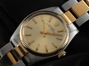 Thumbnail von Rolex Oyster Perpetual Date Medium Ref.6751 Bj.1977 Box&Beschreibung Original Vintage Unpoliert Oyster Perpetual Medium Oyster Armband