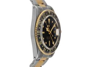 Thumbnail von Rolex GMT-Master Nipple Dial Ref.1675 Bj.1970 Full Set Original Vintage Unpoliert GMT Master Stahl 18kt Gelbgold Nipple Dial Oyster Armband matching numbers