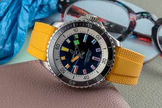 Thumbnail von Breitling Superocean Automatic 42 Rainbow Edelstahl Ref. A17375211B2S2 B&P 2025