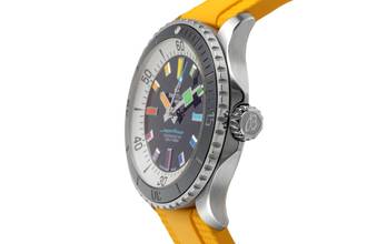 Thumbnail von Breitling Superocean Automatic 42 Rainbow Edelstahl Ref. A17375211B2S2 B&P 2025