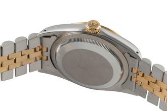 Thumbnail von Rolex Datejust 36 White Roman Dial Stahl / Gold Automatik Herren 16233 B&P 1993