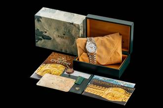 Thumbnail von Rolex Datejust 36 White Roman Dial Stahl / Gold Automatik Herren 16233 B&P 1993