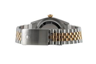 Thumbnail von Rolex Datejust 36 White Roman Dial Stahl / Gold Automatik Herren 16233 B&P 1993