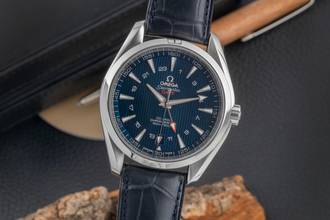  Omega Seamaster Aqua Terra GMT Automatik Ref. 231.13.43.22.03.001 B&P 2012 