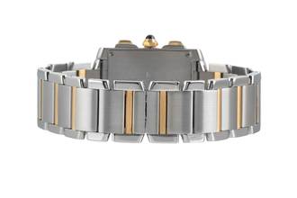 Thumbnail von Cartier Tank Française Stahl Gold Chronoflex Chronograph Ref. W51004Q4 Box