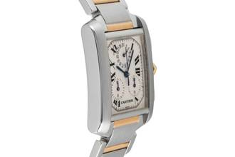 Thumbnail von Cartier Tank Française Stahl Gold Chronoflex Chronograph Ref. W51004Q4 Box
