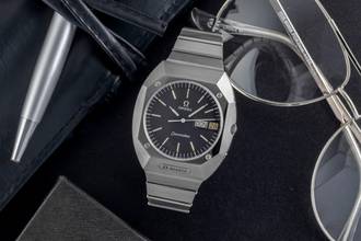 Thumbnail von Omega Seamaster Stahl Quarz Herrenuhr Ref. ST 396.0840 Vintage Klassiker