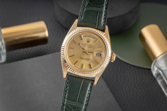  Rolex Day-Date 36 Gold Dial 18k (0,750) Gold Automatik Herren Ref. 1803 Vintage 