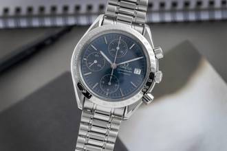 Thumbnail von Omega Speedmaster Date Chronograph Stahl Automatik Herrenuhr Ref. 3511.80.00
