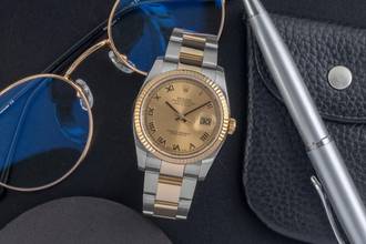 Thumbnail von Rolex Datejust 36 Stahl / Gold Automatik Herrenuhr Oyster Perpetual Ref. 116233
