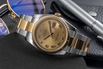 Thumbnail von Rolex Datejust 36 Stahl / Gold Automatik Herrenuhr Oyster Perpetual Ref. 116233