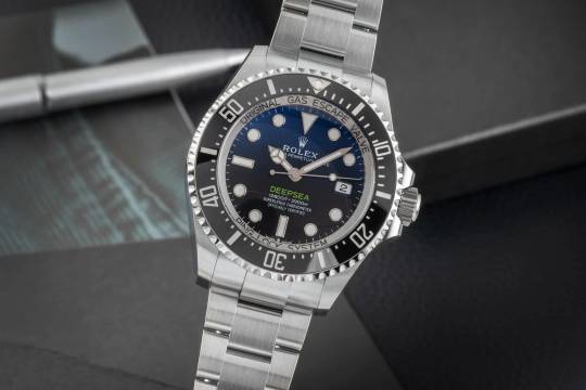  Rolex Sea-Dweller Deepsea Deep Sea James Cameron Blue Dial Stahl Automatik Herrenuhr Ref. 136660 