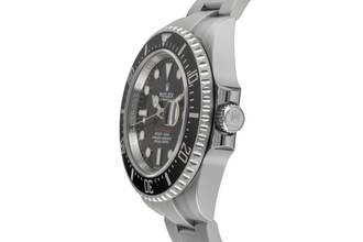 Thumbnail von Rolex Sea-Dweller Single Red Stahl Herrenuhr Oyster Ref. 126600 B&P 2021