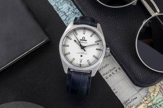 Thumbnail von Omega Globemaster Constellation Globemaster Pie Pan Automatik Stahl Ref. 130.33.39.21.02.001