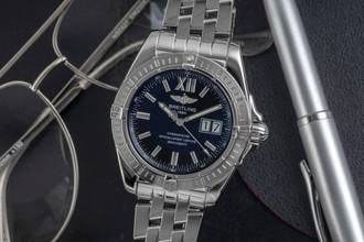 Breitling Cockpit Galactic Stahl Automatik Herrenuhr Ref. A49350101 Box & Papiere 2009 