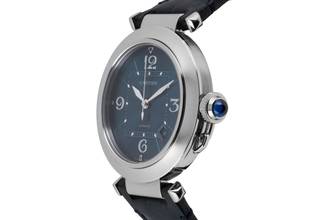 Thumbnail von Cartier Pasha 41 Automatik Datum Stahl Herrenuhr Ref. WSPA0038 Klassiker