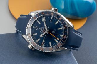 Thumbnail von Omega Seamaster Planet Ocean GMT Good Planet 232.32.44.22.03.001 Papiere 2021