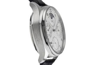 Thumbnail von IWC Portuguese Perpetual Calendar 950 Platin Automatik Ref. IW502219 B&P 2009