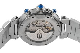 Thumbnail von Cartier Pasha Seatimer Chronograph Stahl Automatik Herrenuhr Ref. W31030H3 Box