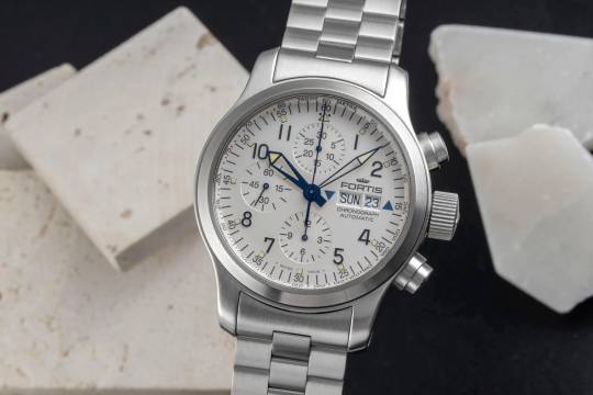 Fortis B-42 Chronograph Stahl Automatik Herrenuhr Ref. 635.10.141.1 635.10.12