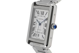 Thumbnail von Cartier Tank Solo XL Stahl Automatik Herrenuhr Ref. W5200028 3515 Papiere 2018