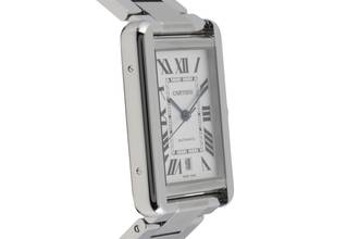 Thumbnail von Cartier Tank Solo XL Stahl Automatik Herrenuhr Ref. W5200028 3515 Papiere 2018