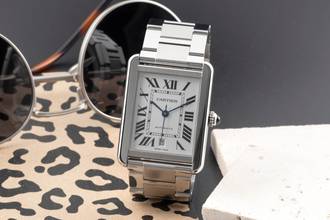 Thumbnail von Cartier Tank Solo XL Stahl Automatik Herrenuhr Ref. W5200028 3515 Papiere 2018