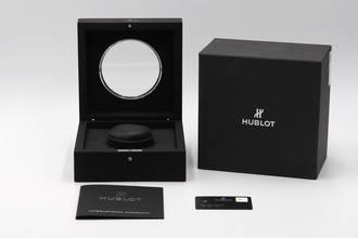 Thumbnail von Hublot Classic Fusion 45 Blue Chronograph Titan Ref. 521.NX.7170.LR B&P 2021