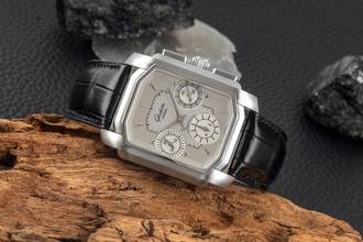 Thumbnail von Glashütte Original Senator Karrée Chronograph Edelstahl Automatik Herrenuhr 1-39-31-06-04-04